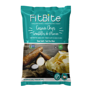 FitBite Cassava Chips Sea Salt 100g