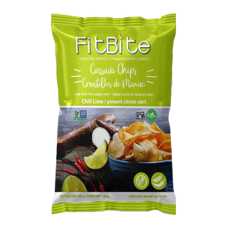 FitBite Cassava Chips Chili Lime 100g