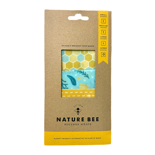 Nature Bee Beeswax Wraps Bee Lovers 3 Packs