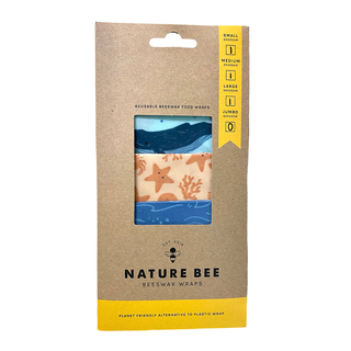 Nature Bee Beeswax Wraps Ocean Lovers 3 Packs