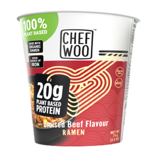 Chef Woo Ramen Plant Based Braised Beef 71g