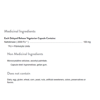 Provita Nattokinase 2000FU 60 Veggie Caps