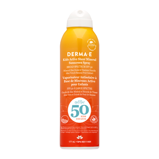 Derma E Kids Active Mineral Sunscreen Spray SPF 50 177mL