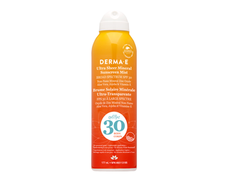 Derma E Ultra Sheer Mineral Sunscreen Mist SPF 30 177mL