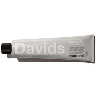 Davids Toothpaste Whitening Peppermint + Charcoal 149g