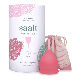 Saalt Menstrual Cup Small Himalayan Pink 1 Pack