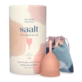 Saalt Soft Menstrual Cup Small Desert Blush 1 Pack