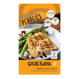 Quesava Perogies Plant Based Potato & Cheddar Style 240g