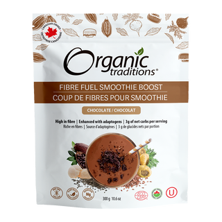 Organic Traditions Fibre Fuel Smoothie Boost Chocolate 300g