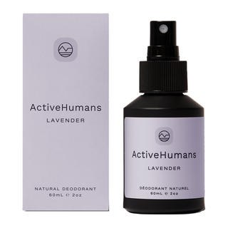 Active Humans Natural Deodorant Spray Lavender 60mL