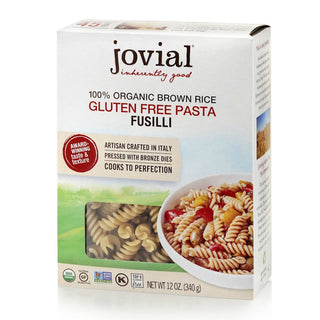 Jovial Organic Brown Rice Pasta Fusilli Gluten Free 340g