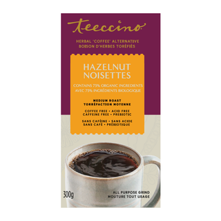 Teeccino Caffe Herbal Coffee Hazelnut 300g