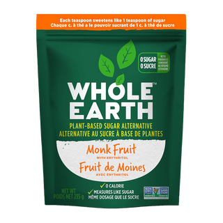 Whole Earth Monk Fruit With Erythritol 235g