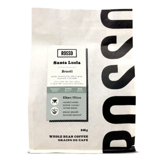 Rosso Whole Bean Coffee Santa Lucia Brazil 340g