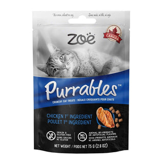 Zoe Cat Crunchy Treats Purrables Crunchy Chicken 75g