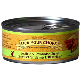 Lick Your Chops Cat Food Seafood & Brown Rice Dinner 156g