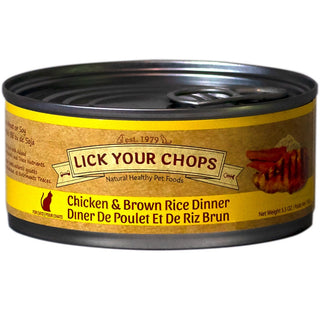 Lick Your Chops Cat Food Chicken & Brown Rice Dinner 156g