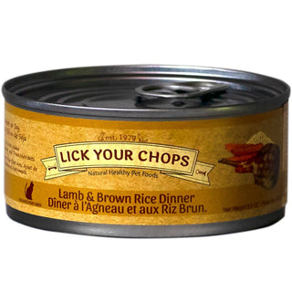 Lick Your Chops Cat Food Lamb & Brown Rice Dinner 156g