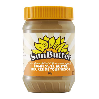 Sun Butter Sunflower Butter No Sugar Added 454g