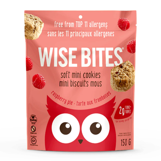 Wise Bites Soft Mini Cookies Raspberry Pie 150g