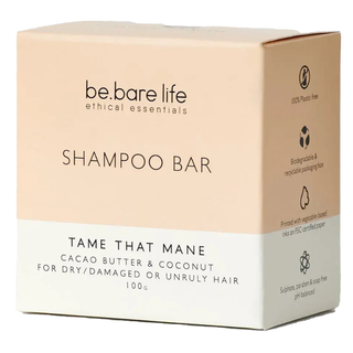 Be Bare Life Shampoo Bar Tame That Mane 100g