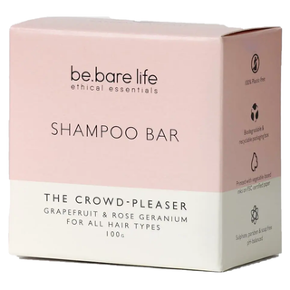 Be Bare Life Shampoo Bar The Crowd Pleaser 100g