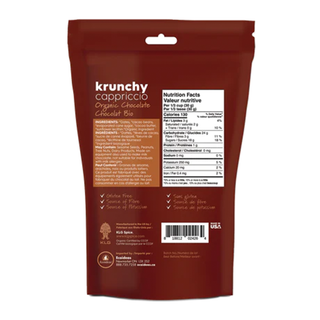 Krunchy Capriccio Organic Crunchy Chocolate Date Snacks Dark Chocolate 80g