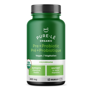 Pure-le Natural Organic Pre + Probiotic Vegan 60 Capsules