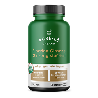 Pure-le Natural Organic Siberian Ginseng 60 Capsules