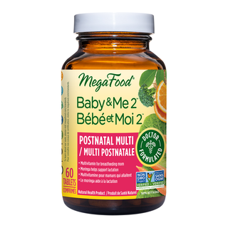 Mega Food Baby & Me 2 Postnatal Multi 60 Tablets