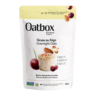 Oatbox Overnight Oats Almond Butter And Cherry 280g