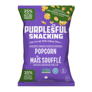 Purplesful Snacking Popcorn Jalapeno Cheddar 136g