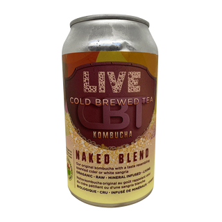 Live Kombucha Cold Brewed Tea Kombucha Naked Blend 355mL