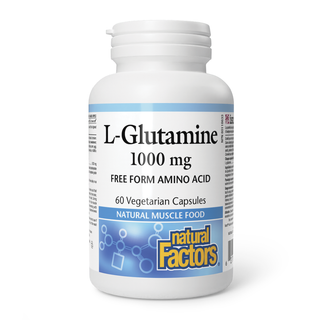 Natural Factors L-Glutamine 1000mg 60 Veggie Caps