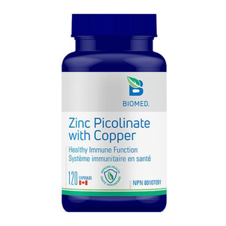 Biomed Zinc Picolinate with Copper 120 Capsules