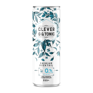 Clever Mocktails Premium Mocktail G & Tonic 355mL