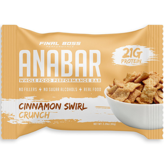 Anabar Whole Food Bar White Chocolate Cinnamon Swirl Crunch 65g