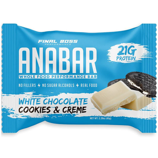 Anabar Whole Food Bar White Chocolate Cookies & Cream 65g