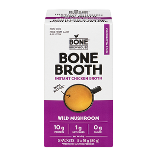 Bone Brewhouse Instant Chicken Bone Broth Wild Mushroom 80g