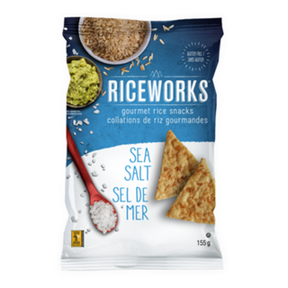 Riceworks Rice Snacks Sea Salt 155g