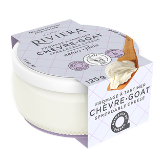 Riviera Spreadable Goat Cheese Plain 125g