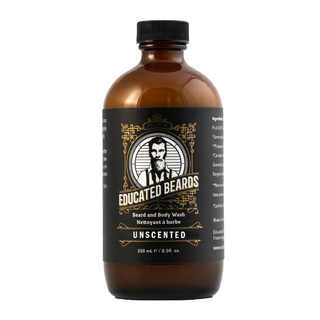 Educated Beards Beard & Body Wash Unscented 250mL