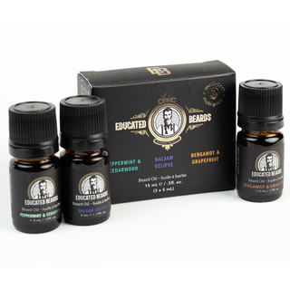 Educated Beards Beard Oil Variety 3 Packs