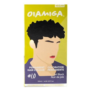 Oiamiga Permanent Hair Colour Jet Black 120mL