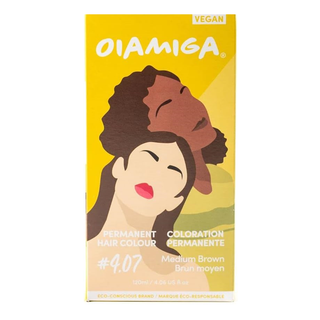 Oiamiga Permanent Hair Colour Medium Brown 120mL