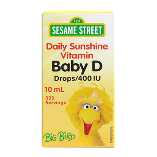 Webber Naturals Sesame Street Vitamin D3 400 IU Baby Drops 10mL