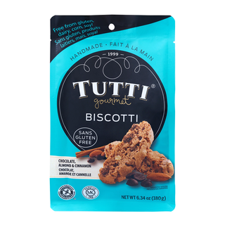 Tutti Gourmet Biscotti Chocolate Almond & Cinnamon 180g