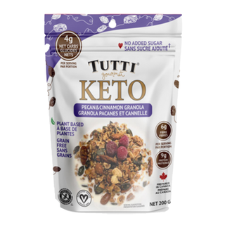 Tutti Gourmet Keto Granola Pecan & Cinnamon 200g