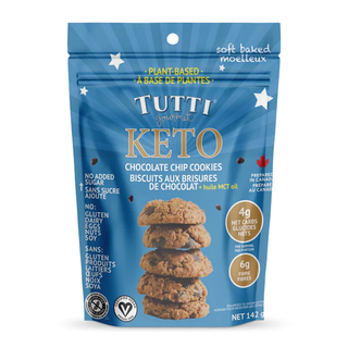 Tutti Gourmet Keto Chocolate Chip Cookies + MCT Oil 142g