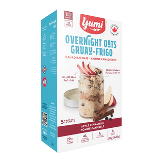 Yumi Organics Overnight Oats Apple Cinnamon 250g